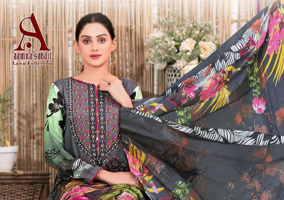 AAMNA SOHAIL LAWN COLLECTION